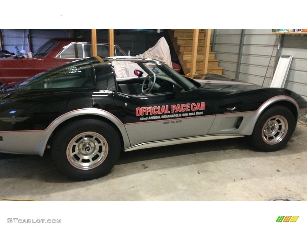 Silver/Black 1978 Chevrolet Corvette Indianapolis 500 Pace Car Exterior Photo #138545346