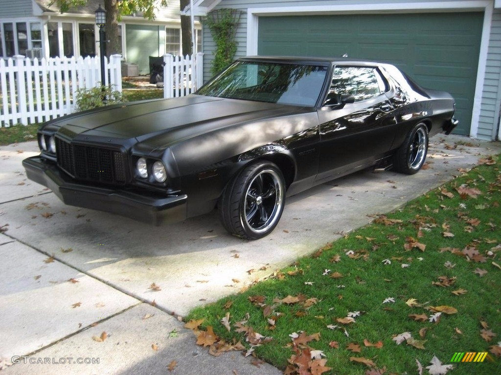 Black 1975 Ford Torino Grand Torino 2 Door Hardtop Exterior Photo #138546090