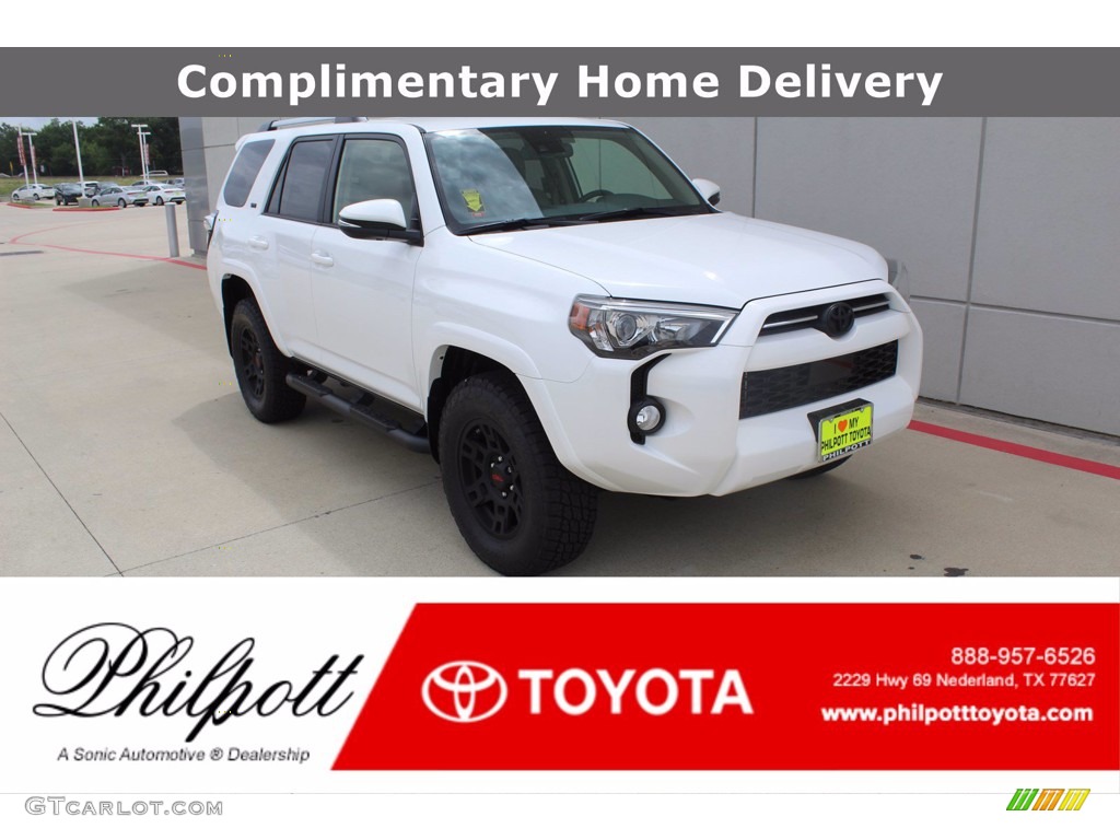 Super White Toyota 4Runner