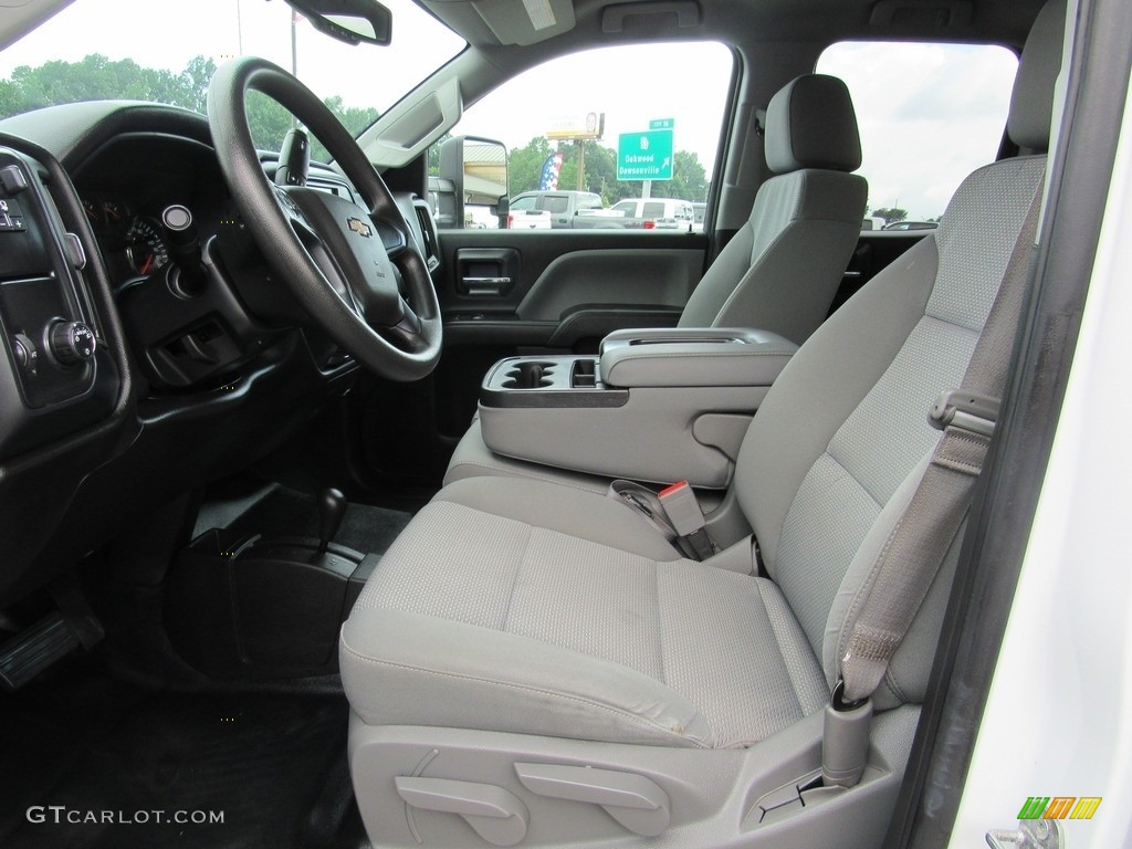 2016 Chevrolet Silverado 2500HD WT Double Cab 4x4 Front Seat Photo #138546387
