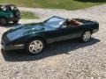 1990 Polo Green Metallic Chevrolet Corvette Convertible  photo #1