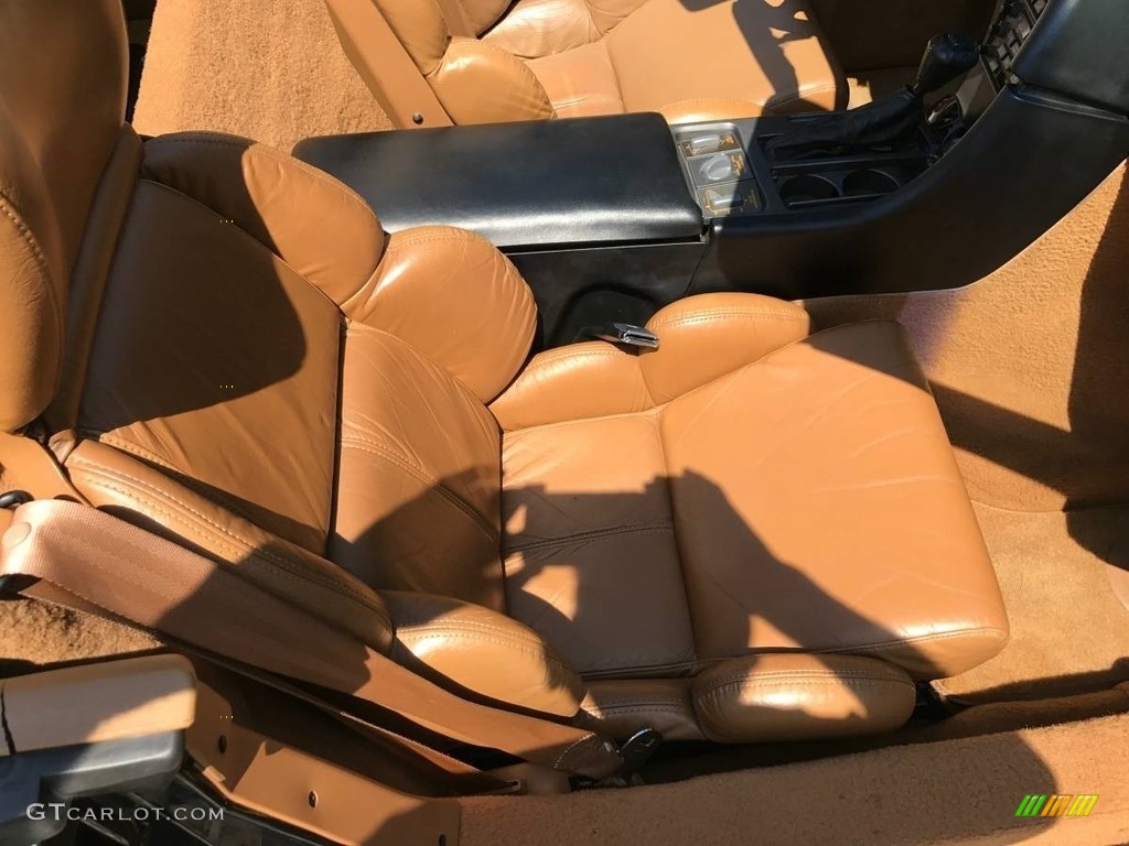 1990 Corvette Convertible - Polo Green Metallic / Saddle photo #6