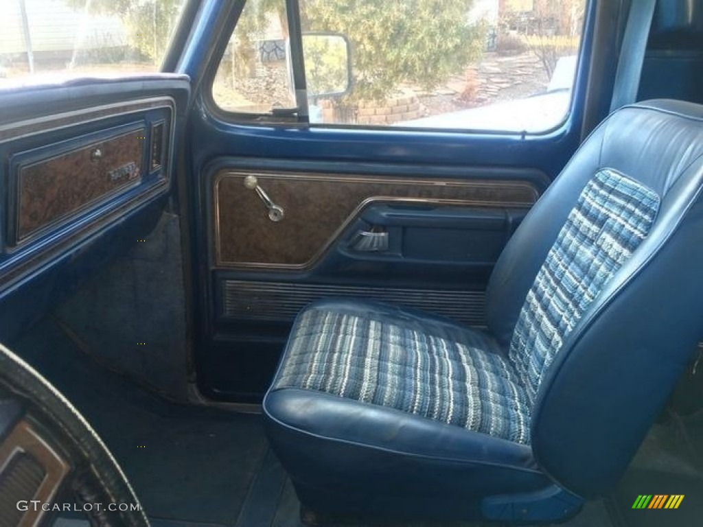 1979 Bronco XLT 4x4 - Medium Blue Glow / Blue photo #7