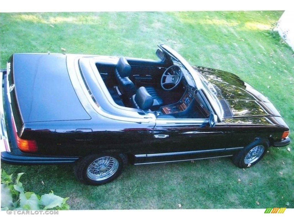 Black 1981 Mercedes-Benz SL Class 380 SL Roadster Exterior Photo #138547737