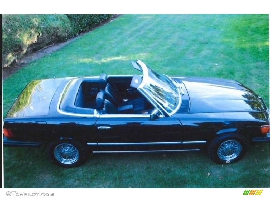 Black 1981 Mercedes-Benz SL Class 380 SL Roadster Exterior Photo #138547758