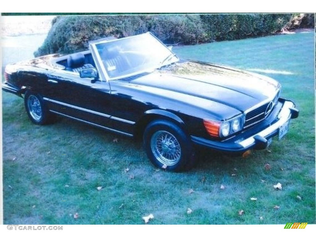 Black 1981 Mercedes-Benz SL Class 380 SL Roadster Exterior Photo #138547782