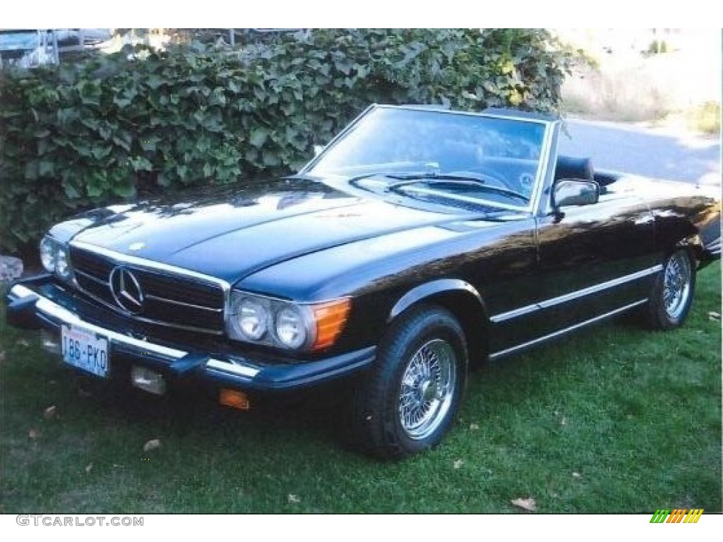 Black 1981 Mercedes-Benz SL Class 380 SL Roadster Exterior Photo #138547847
