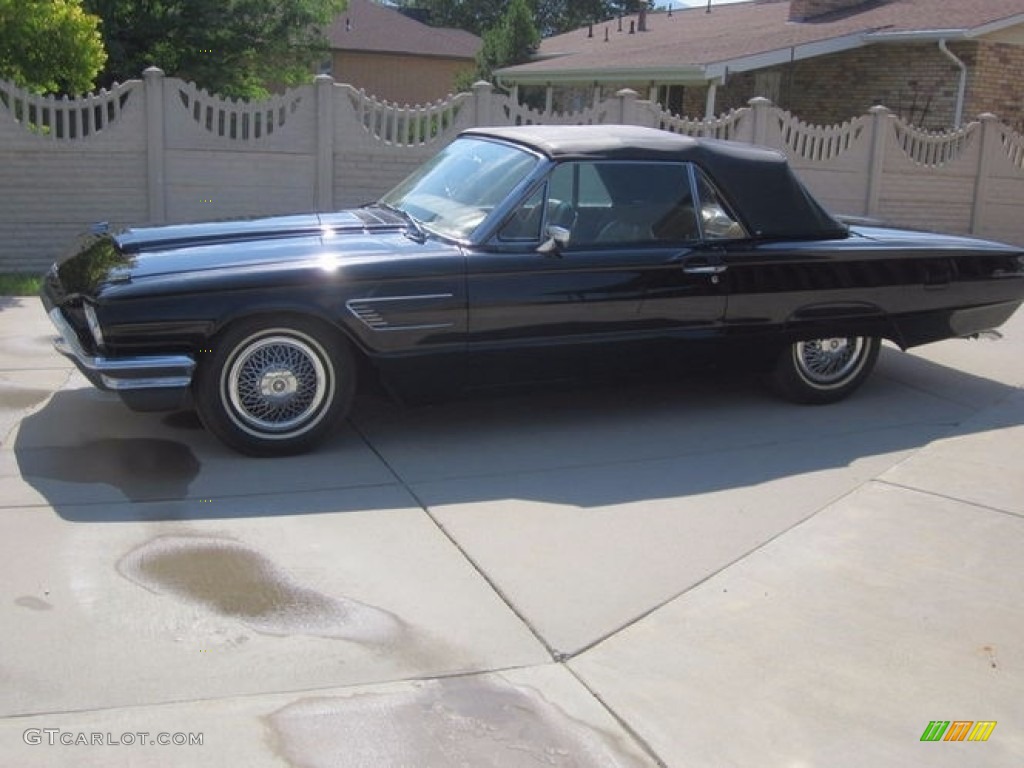 Raven Black 1965 Ford Thunderbird Convertible Exterior Photo #138548238