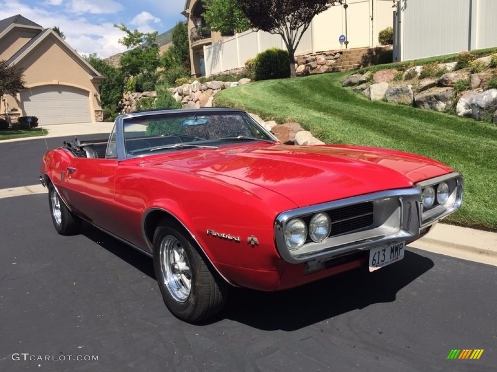 Regimental Red 1967 Pontiac Firebird Convertible Exterior Photo #138548706