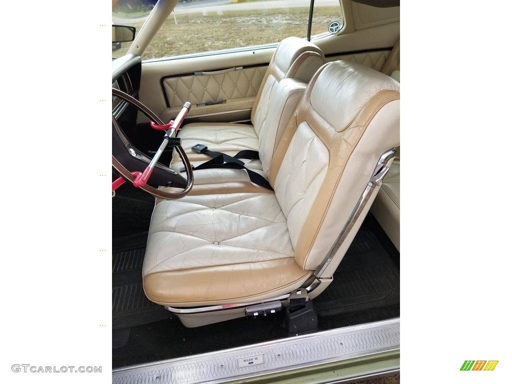 1969 Lincoln Continental Mark III Front Seat Photo #138548817