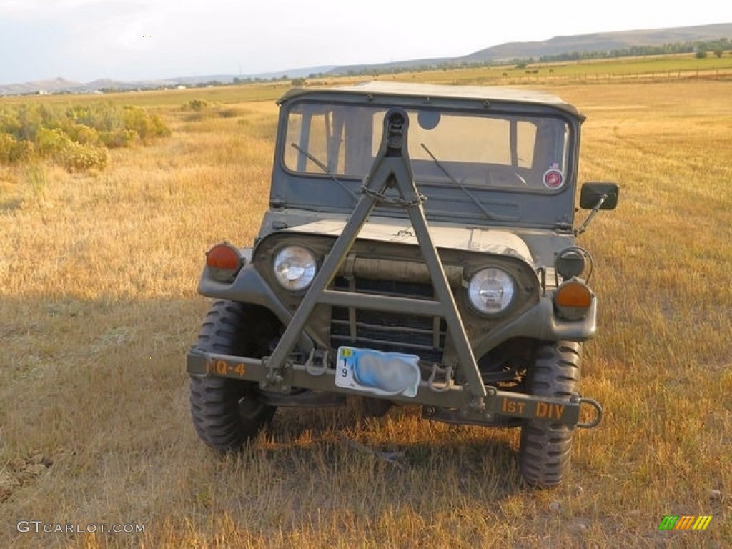 OD Green 1971 Ford M151A2 4x4 Utility Truck Exterior Photo #138548952