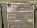 1971 Ford M151A2 4x4 Utility Truck Info Tag