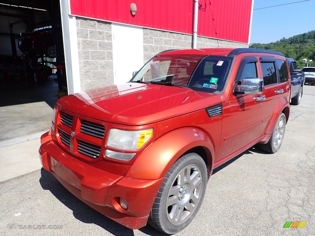 2009 Nitro R/T 4x4 - Sunburst Orange Pearl / Dark Slate Gray/Orange photo #1