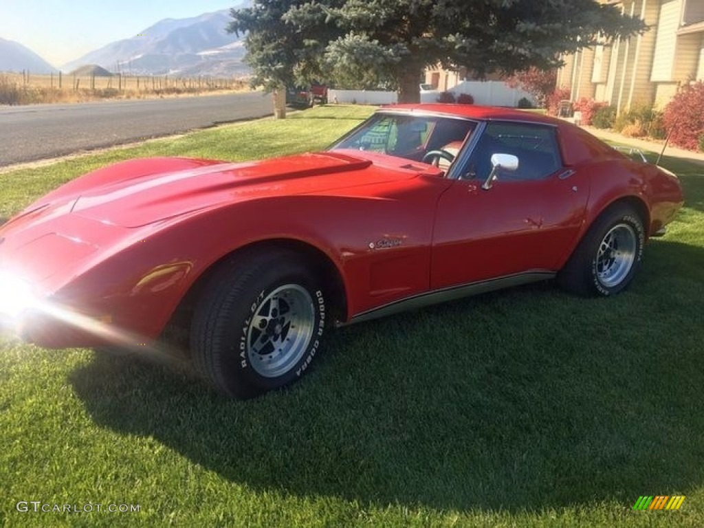 1976 Corvette Stingray Coupe - Red / Firethorn photo #2