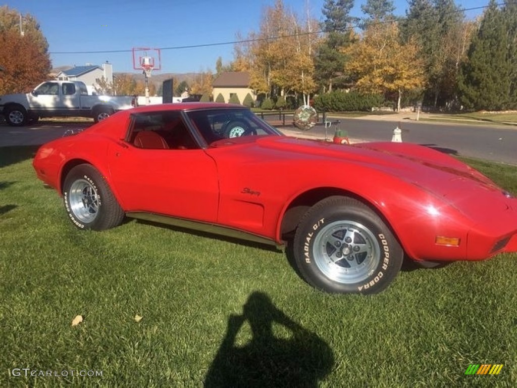 1976 Corvette Stingray Coupe - Red / Firethorn photo #3