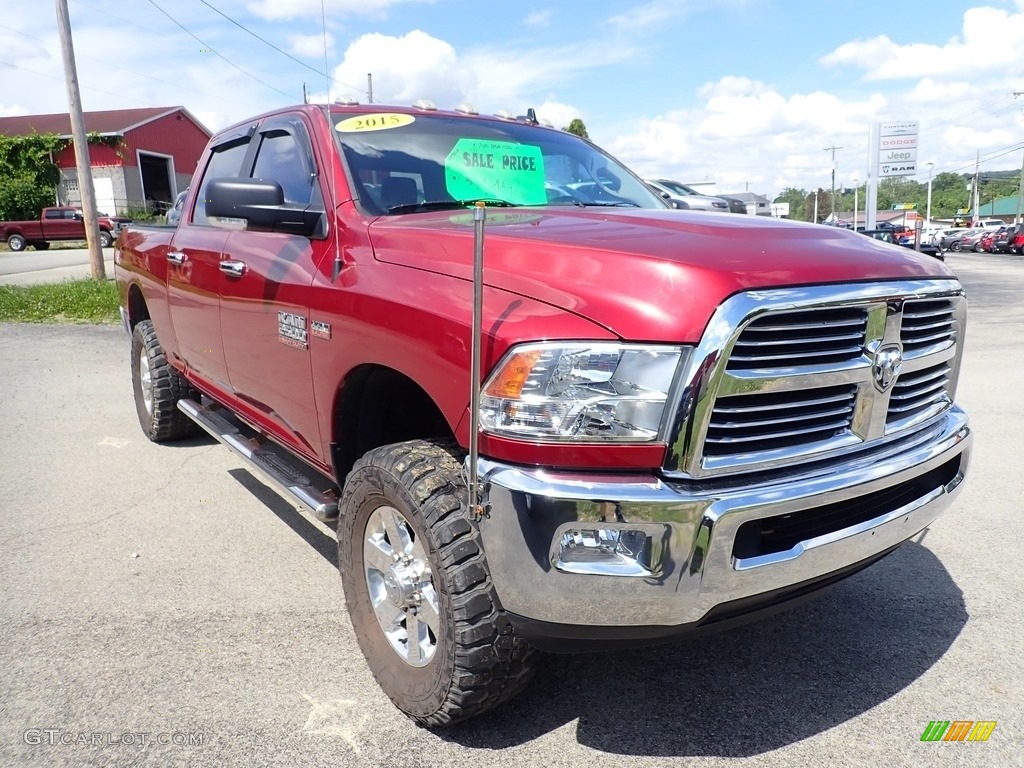 Deep Cherry Red Crystal Pearl 2015 Ram 2500 SLT Crew Cab 4x4 Exterior Photo #138551859