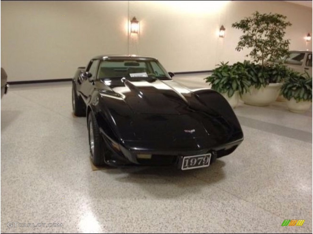 1979 Corvette Coupe - Black / Light Beige photo #2