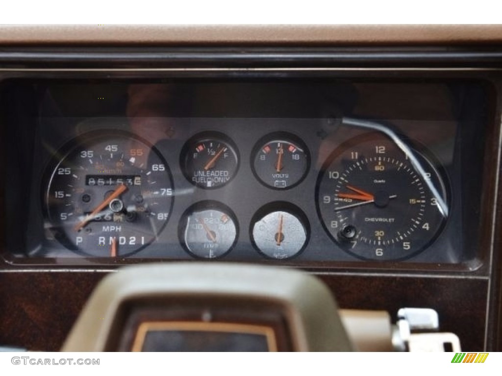 1985 Chevrolet El Camino Conquista Gauges Photo #138552399