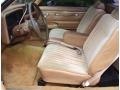 1985 Chevrolet El Camino Saddle Interior Interior Photo