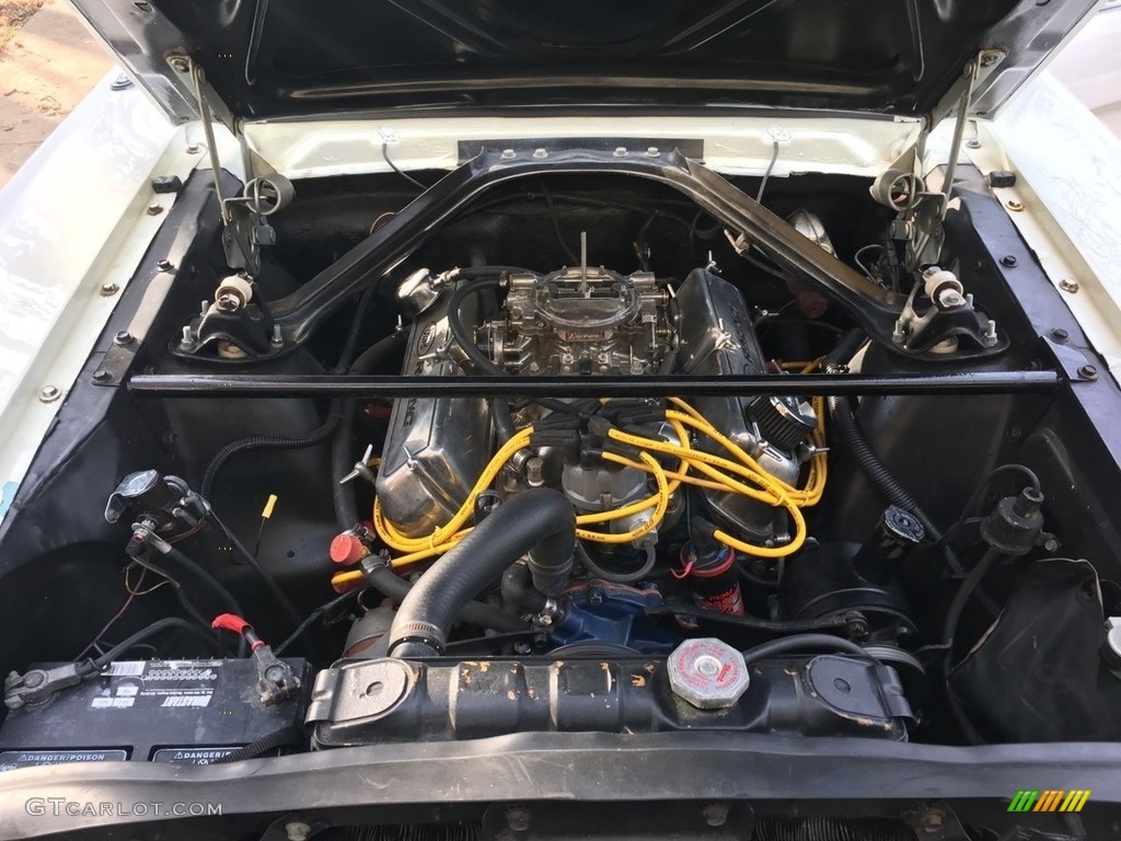 1966 Mustang Coupe - Wimbledon White / Turquoise photo #14