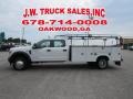 Oxford White - F450 Super Duty XL Crew Cab 4x4 Chassis Photo No. 2