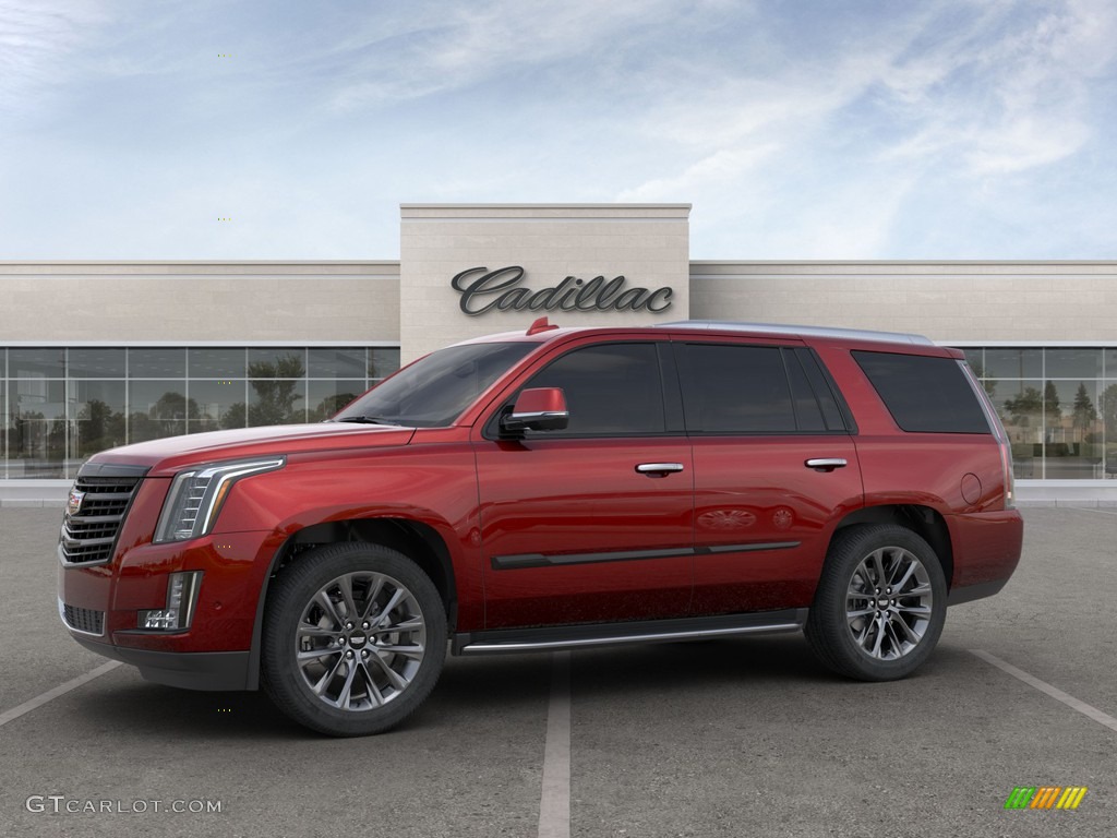 2020 Escalade Luxury 4WD - Red Passion Tintcoat / Jet Black photo #2
