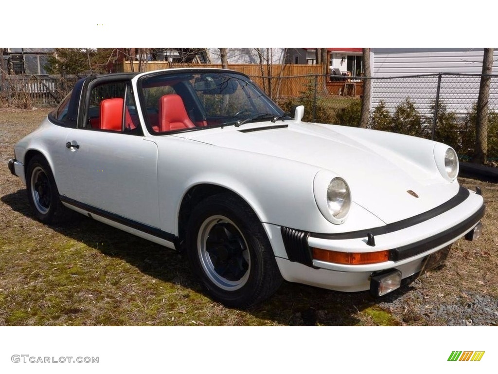 White 1976 Porsche 911 S Targa Exterior Photo #138554391