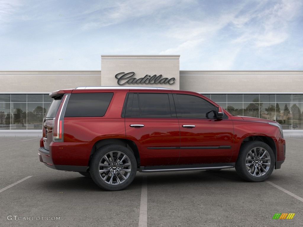 2020 Escalade Luxury 4WD - Red Passion Tintcoat / Jet Black photo #5