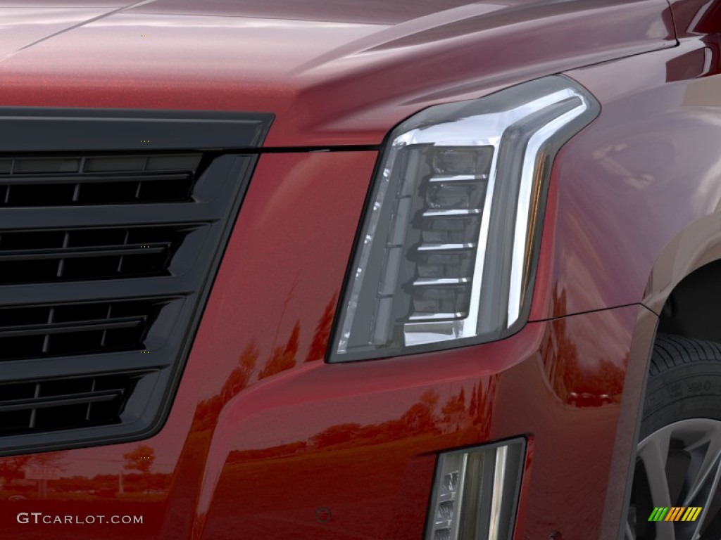 2020 Escalade Luxury 4WD - Red Passion Tintcoat / Jet Black photo #8