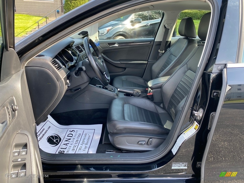 Titan Black Interior 2015 Volkswagen Jetta SEL Sedan Photo #138554811
