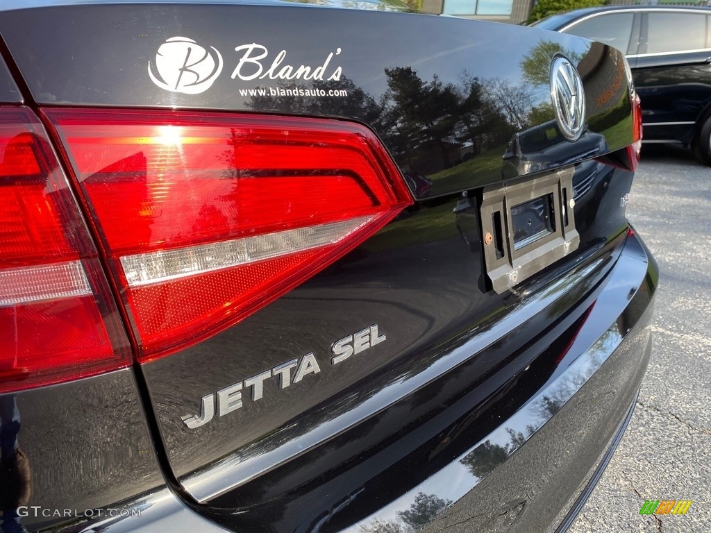 2015 Jetta SEL Sedan - Black / Titan Black photo #36