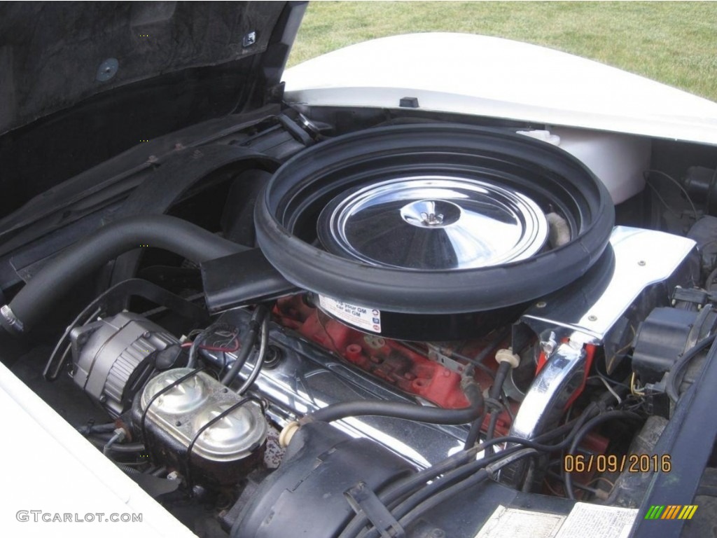 1973 Chevrolet Corvette Convertible Engine Photos