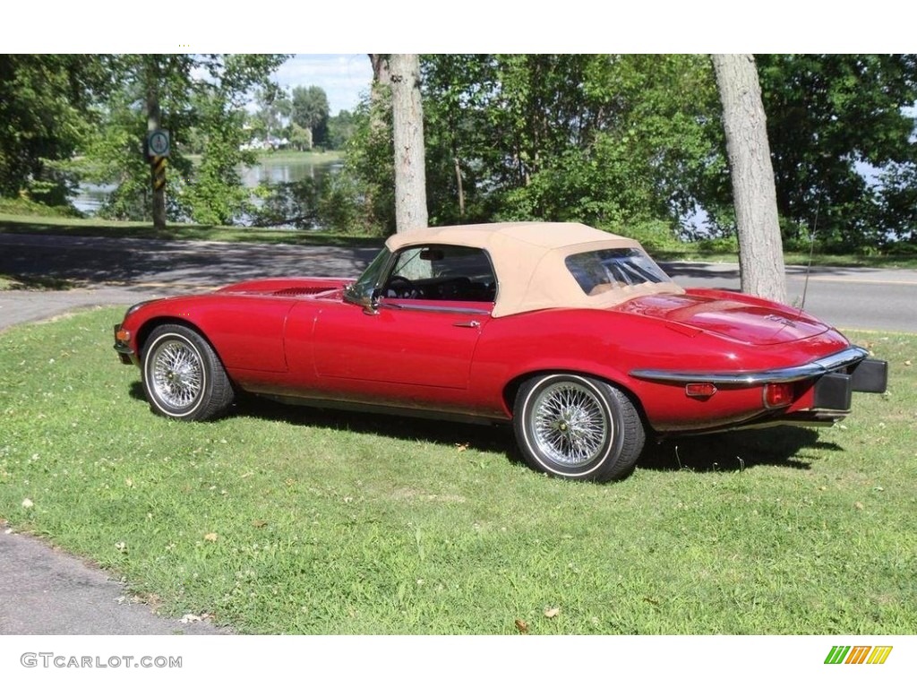 1974 XKE Series III Roadster - Regency Red / Beige photo #11