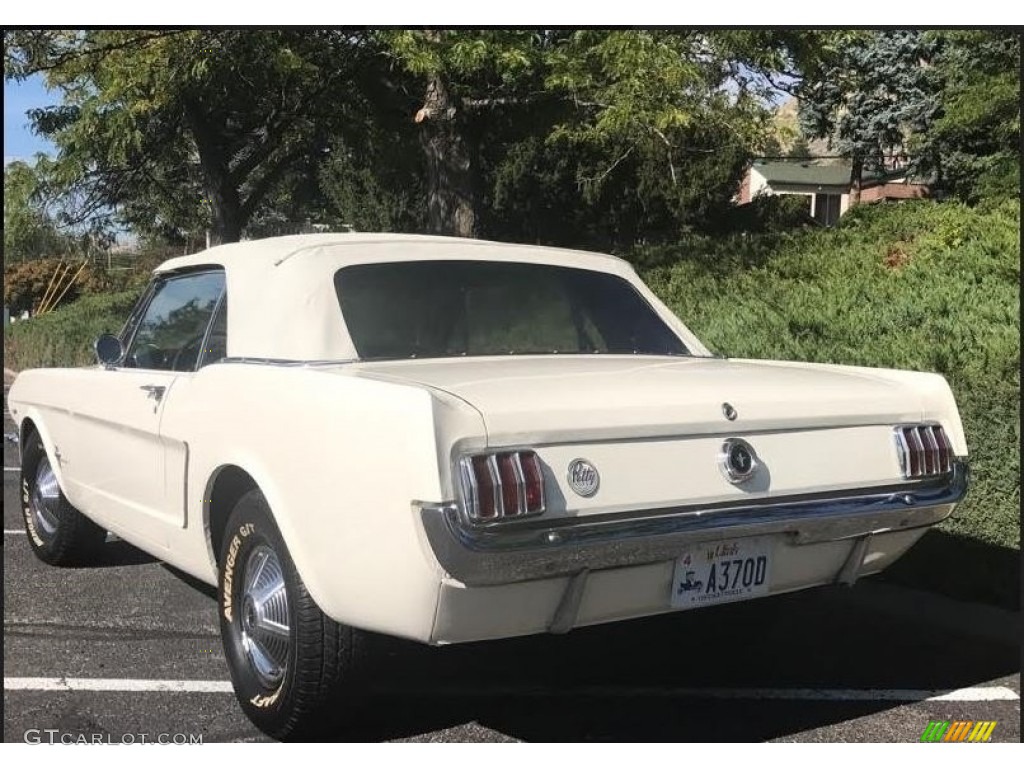 1965 Mustang Convertible - Wimbledon White / Blue photo #5