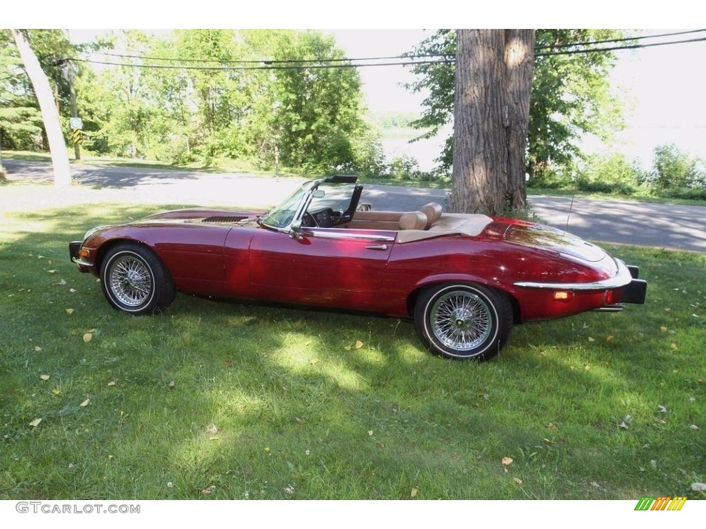 1974 XKE Series III Roadster - Regency Red / Beige photo #38