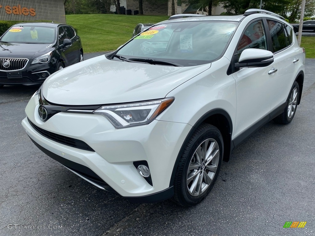2016 RAV4 Limited - Blizzard Pearl / Cinnamon photo #2