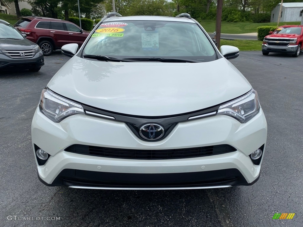 2016 RAV4 Limited - Blizzard Pearl / Cinnamon photo #3