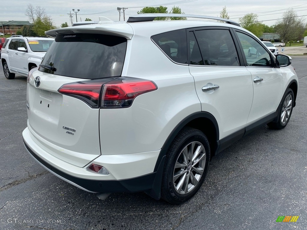 2016 RAV4 Limited - Blizzard Pearl / Cinnamon photo #6
