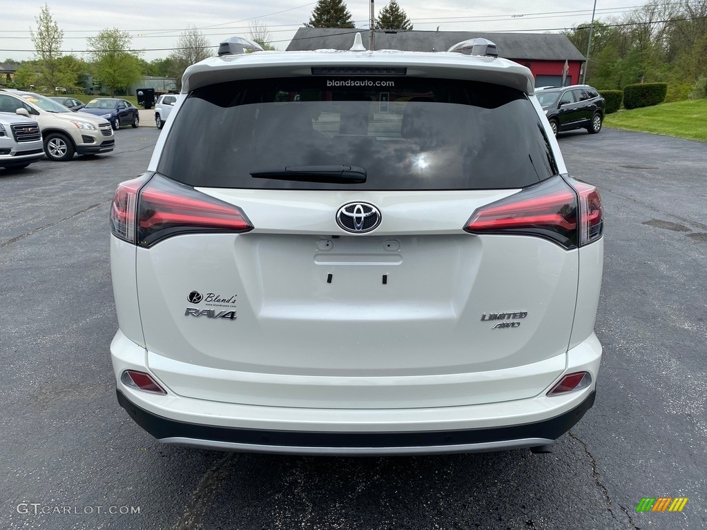 2016 RAV4 Limited - Blizzard Pearl / Cinnamon photo #7