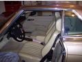 Creme Beige 1986 Mercedes-Benz SL Class 560 SL Roadster Interior Color