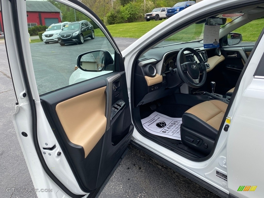 2016 RAV4 Limited - Blizzard Pearl / Cinnamon photo #15