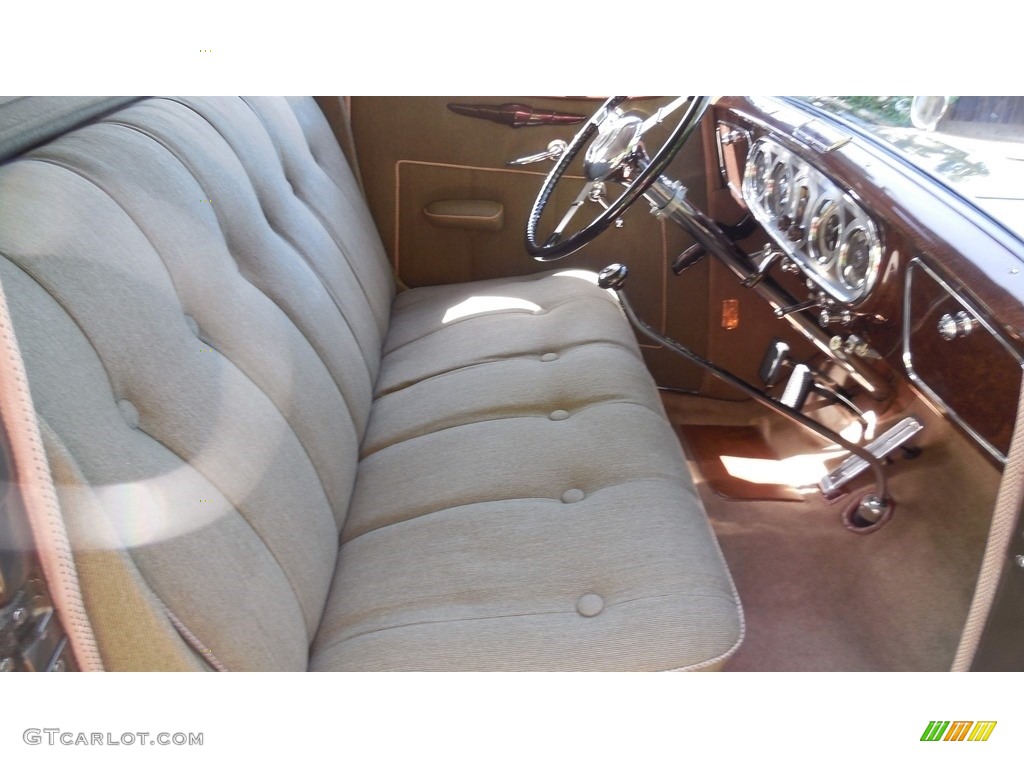Beige Interior 1937 Packard Super Eight Sedan Photo #138559218