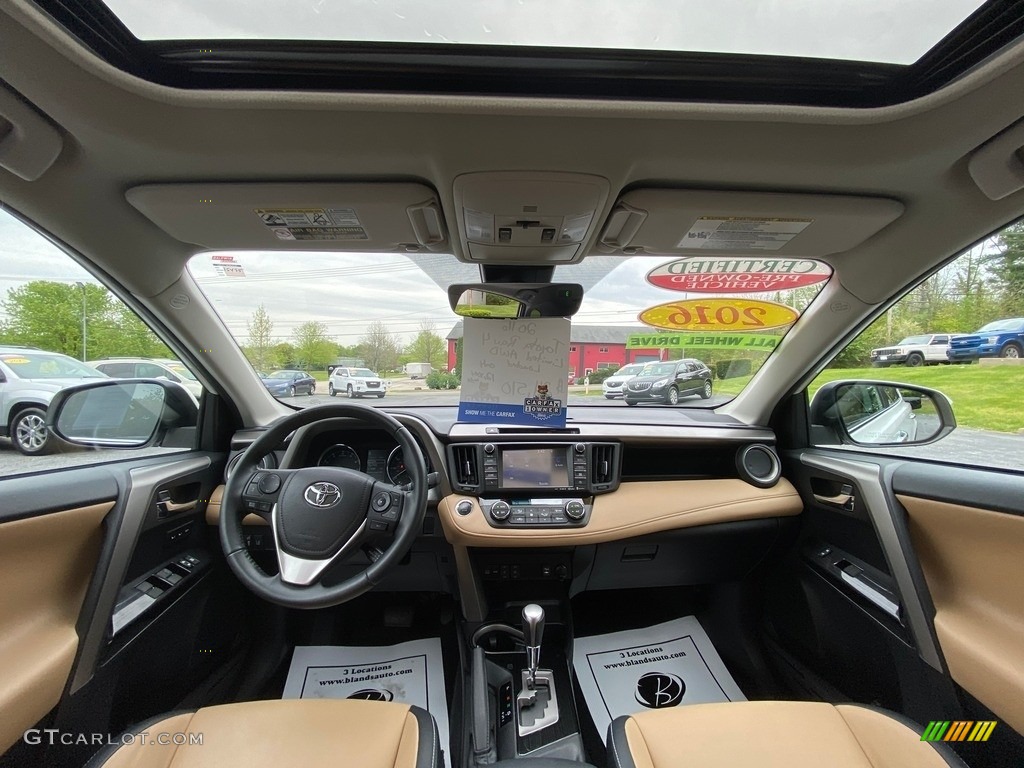 2016 RAV4 Limited - Blizzard Pearl / Cinnamon photo #19