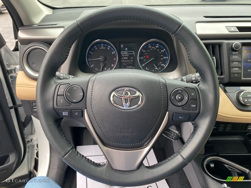 2016 RAV4 Limited - Blizzard Pearl / Cinnamon photo #20