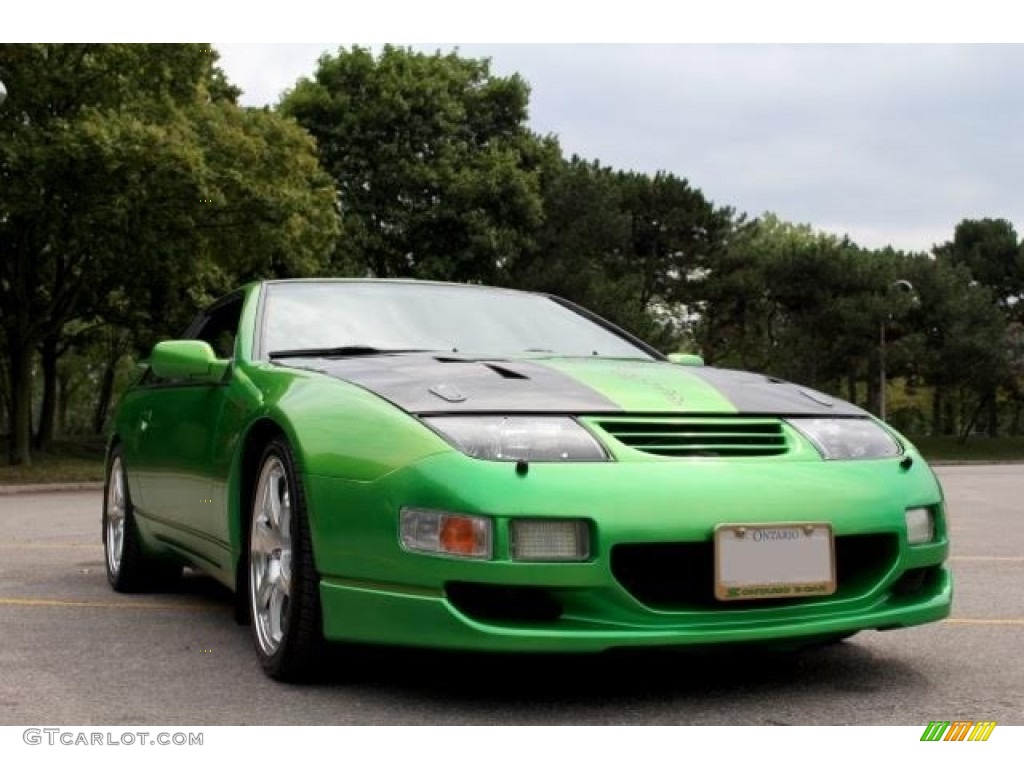 1996 300ZX Turbo Coupe - Custom Green Metallic / Black/Beige photo #1