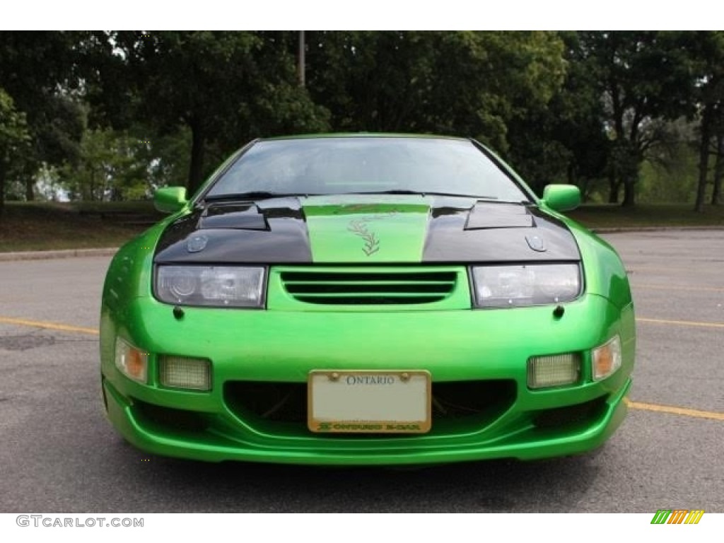 1996 300ZX Turbo Coupe - Custom Green Metallic / Black/Beige photo #2