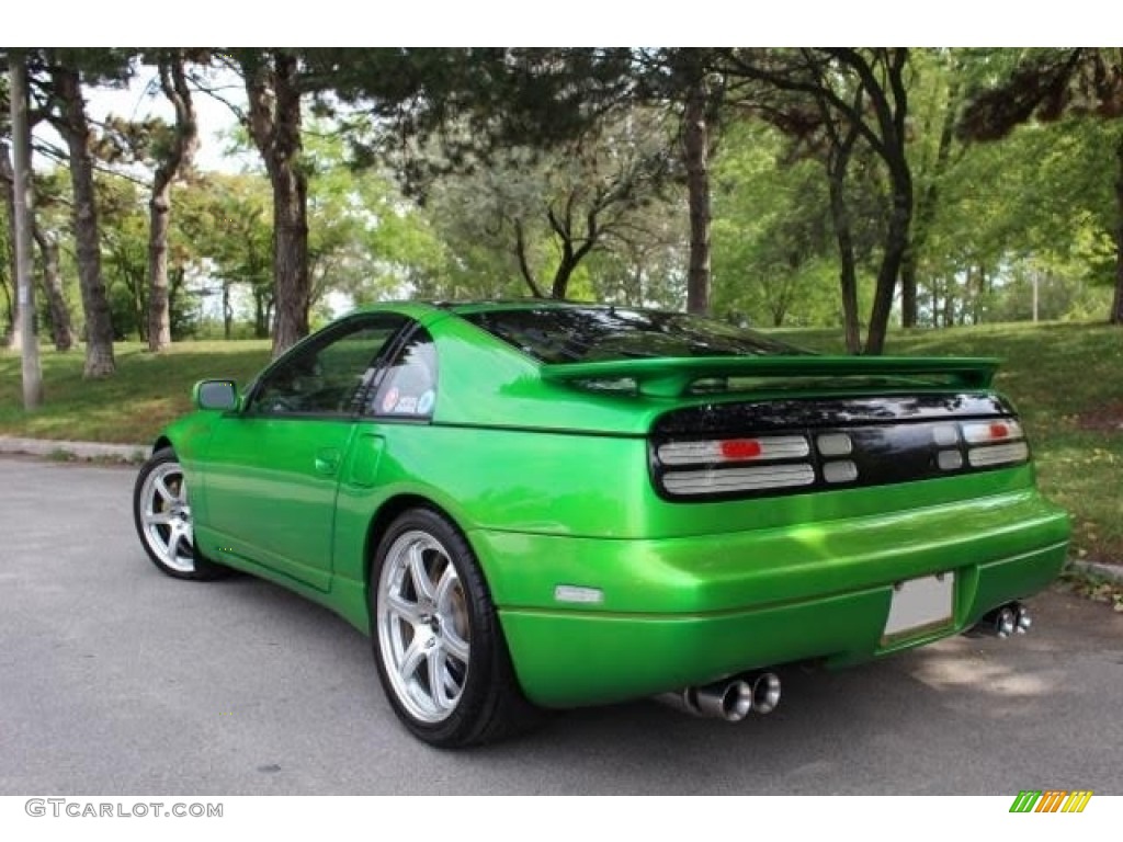 1996 300ZX Turbo Coupe - Custom Green Metallic / Black/Beige photo #4