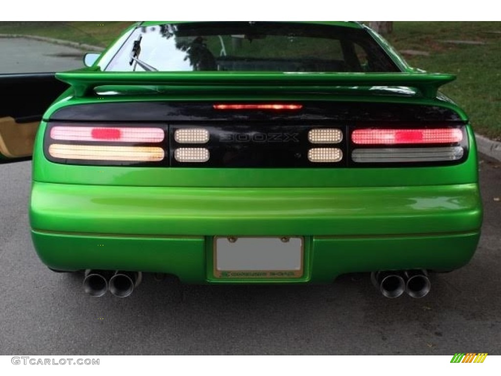 1996 300ZX Turbo Coupe - Custom Green Metallic / Black/Beige photo #5