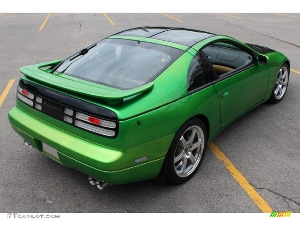 1996 300ZX Turbo Coupe - Custom Green Metallic / Black/Beige photo #7