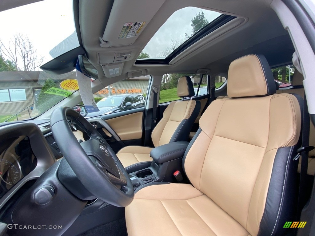 2016 RAV4 Limited - Blizzard Pearl / Cinnamon photo #53